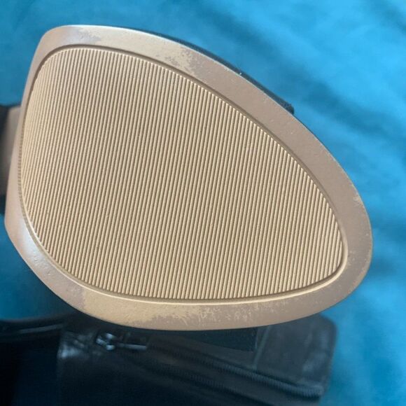 Nine West Leather Open Toe Boots 7.5 - Picture 6 of 14